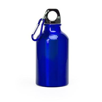 BOTELLA ALUMINIO 350 ML CON MOSQUETON
