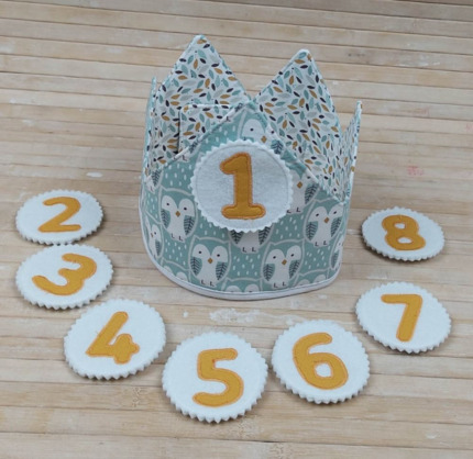 CORONA CUMPLEAÑOS REVERSIBLE