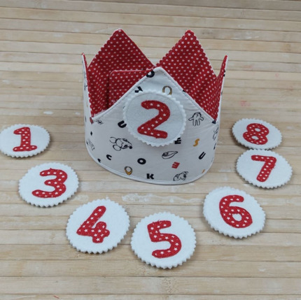 CORONA CUMPLEAÑOS REVERSIBLE