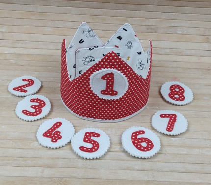 CORONA CUMPLEAÑOS REVERSIBLE