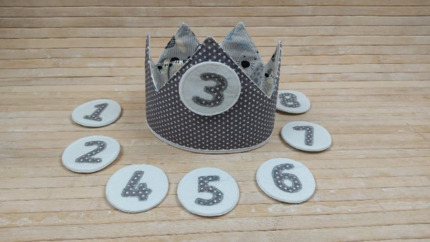 CORONA CUMPLEAÑOS REVERSIBLE